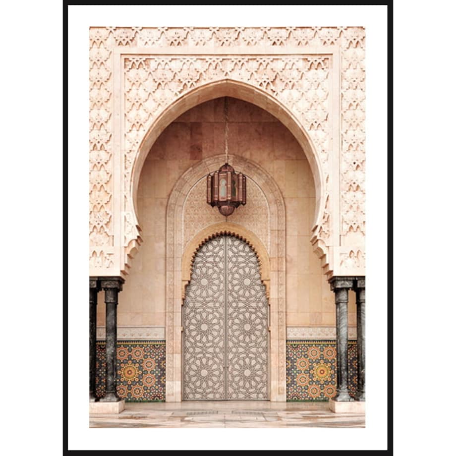 Poster Story, Plakat, Obraz - Meczet Hassana w Casablance w Maroko, wymiary 60 x 84 cm