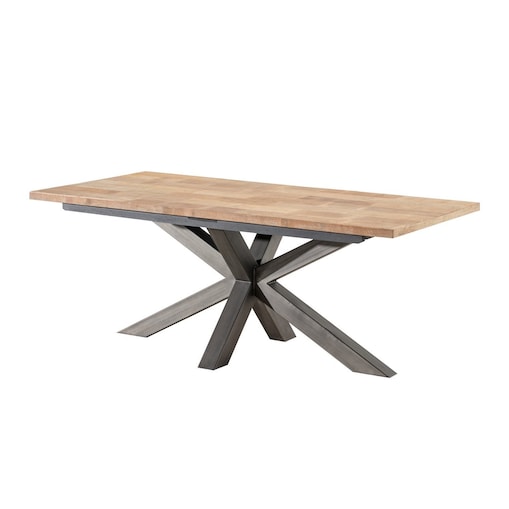 Stół Vince 200x100x79 black&natural, 200 x 100 x 79 cm