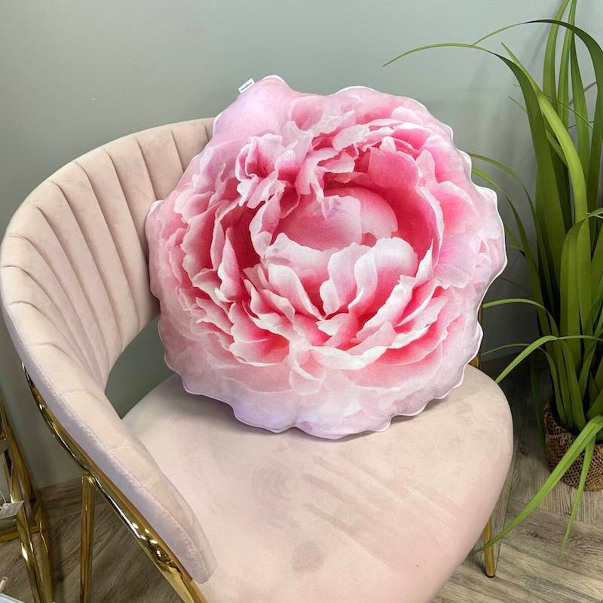 Poduszka duża kwiat Piwonia Poduszkownia