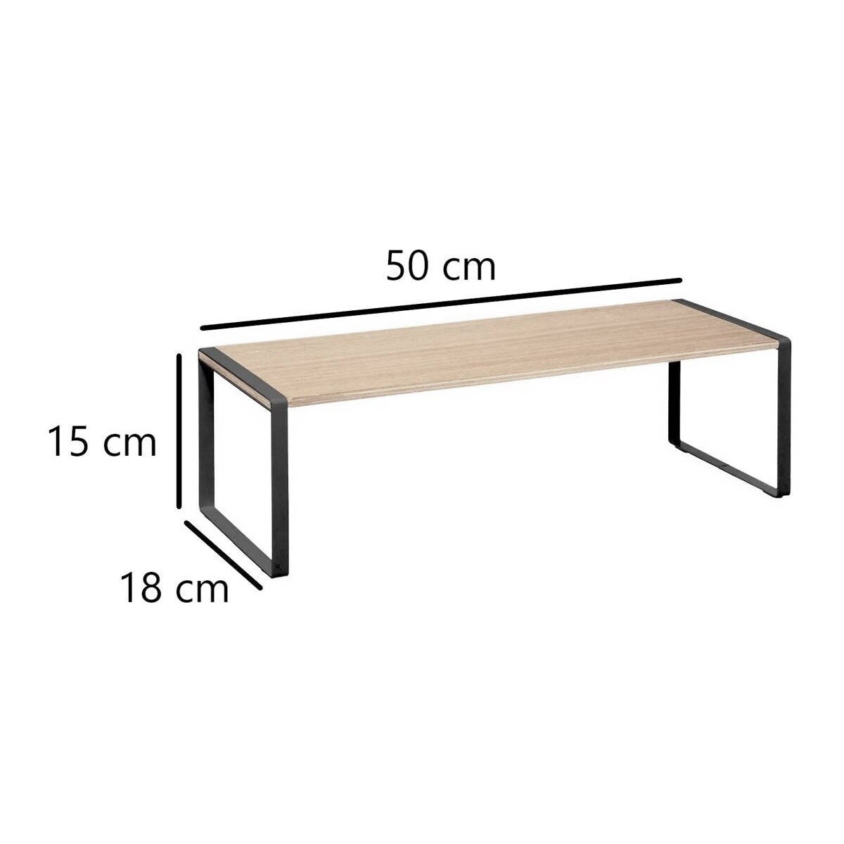 Półka kuchenna na blat, 50 x 18 x 15 cm