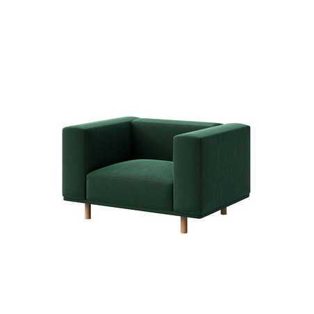 Kukumo fotel Ciemnozielony
