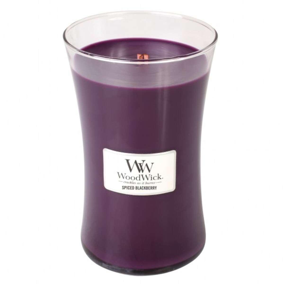 WoodWick świeca duża SPICED BLACKBERRY