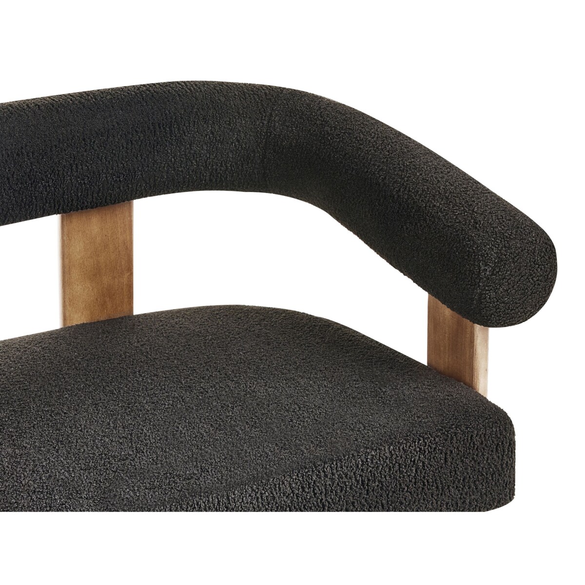 Sofa ILBRO Boucle Czarny dla 2 osób