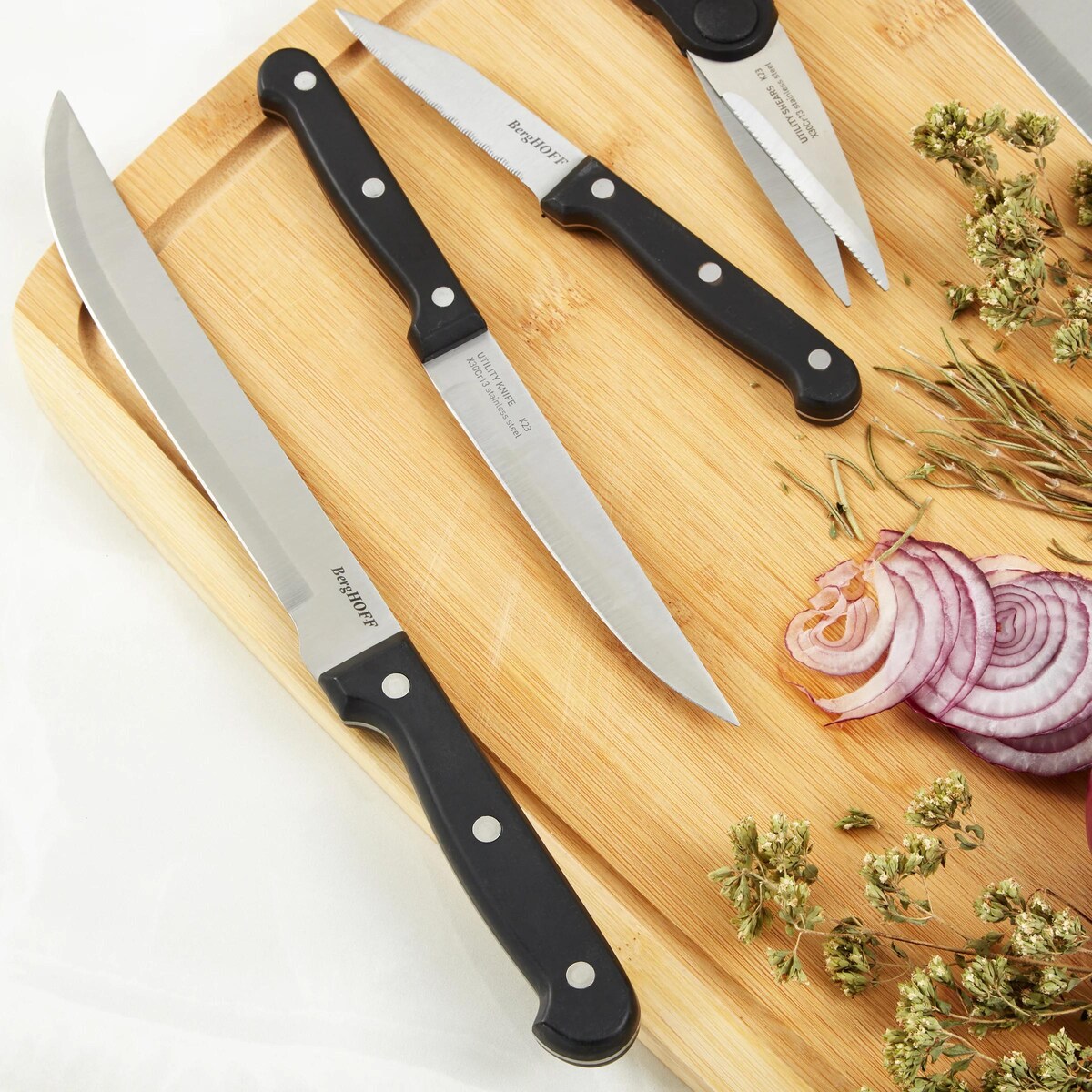 Zestaw noży ze stali nierdzewnej w bloku 7-el. Pica BergHOFF