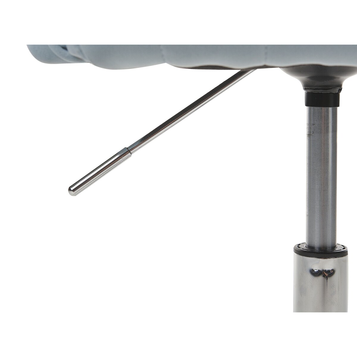 Krzesło biurowe regulowane welurowe jasnoniebieskie KATONAH