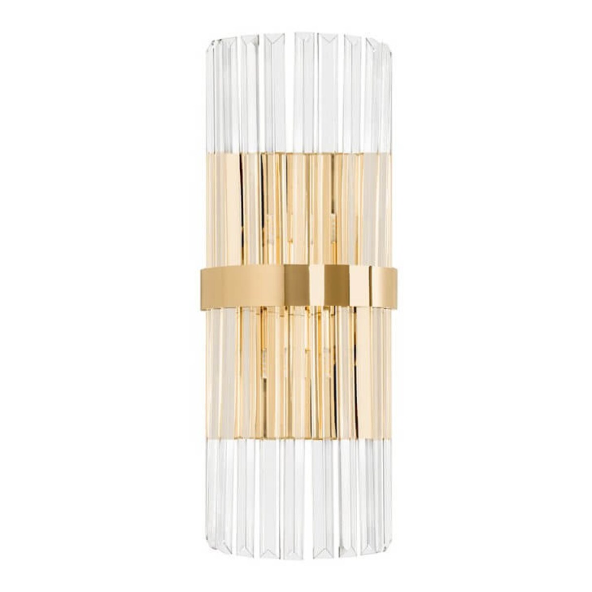 Jadalniany kinkiet ścienny Milagro MSE1501100180 Moosee crystals złoty