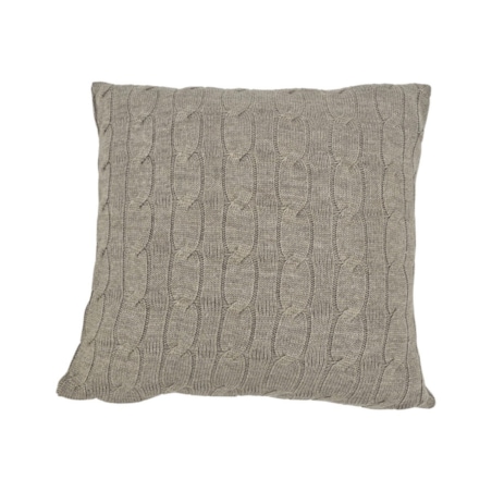 Poszewka dzianinowa na poduszkę 45x45 cm – VERONA TAUPE