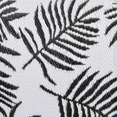 vidaXL Dywan zewnętrzny, ARAKIL czarny, 80 x 250 cm, PP