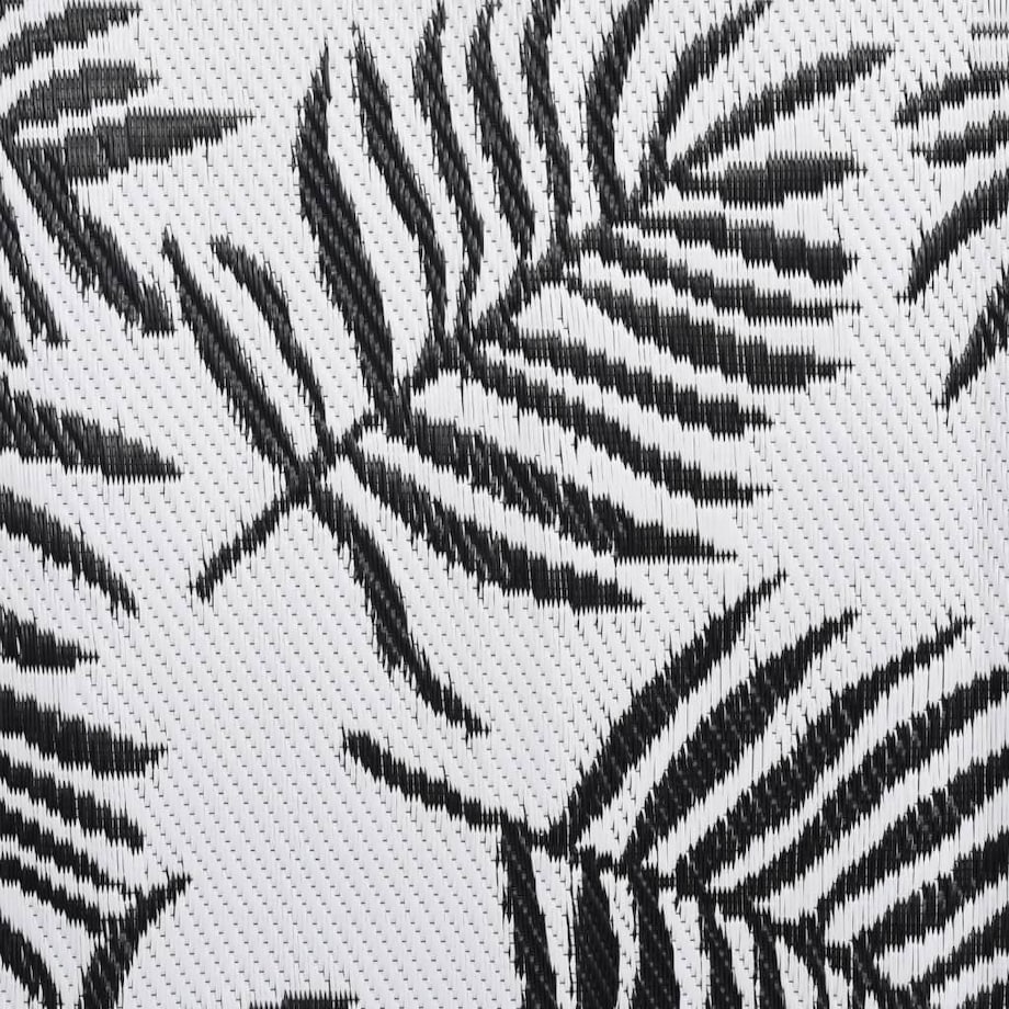 vidaXL Dywan zewnętrzny, ARAKIL czarny, 80 x 250 cm, PP