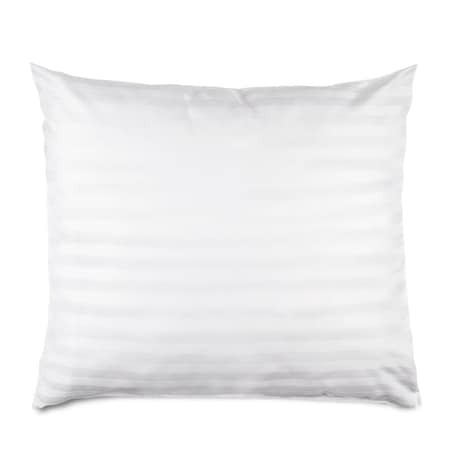 Poszewka bambusowa satyna bawełniana 50x60 Bamboo paski, białe