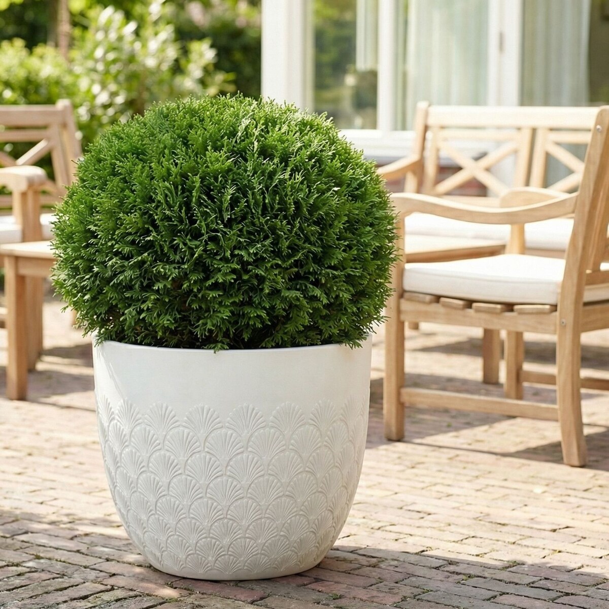 Donica Melody 35,6x35,6x30,5 cm biała