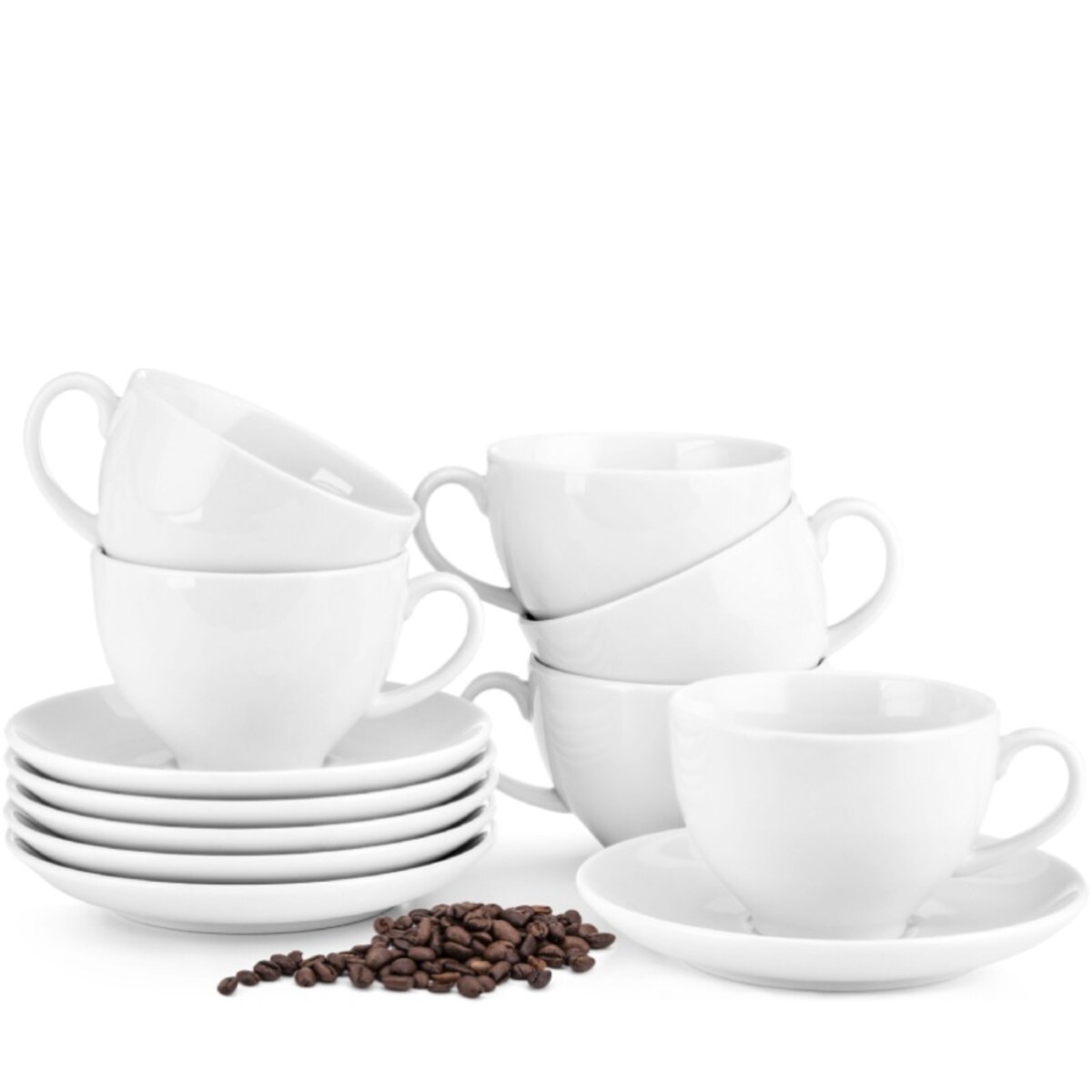 Konsimo MUSCARI Filiżanka do kawy ze spodkiem 12 szt.