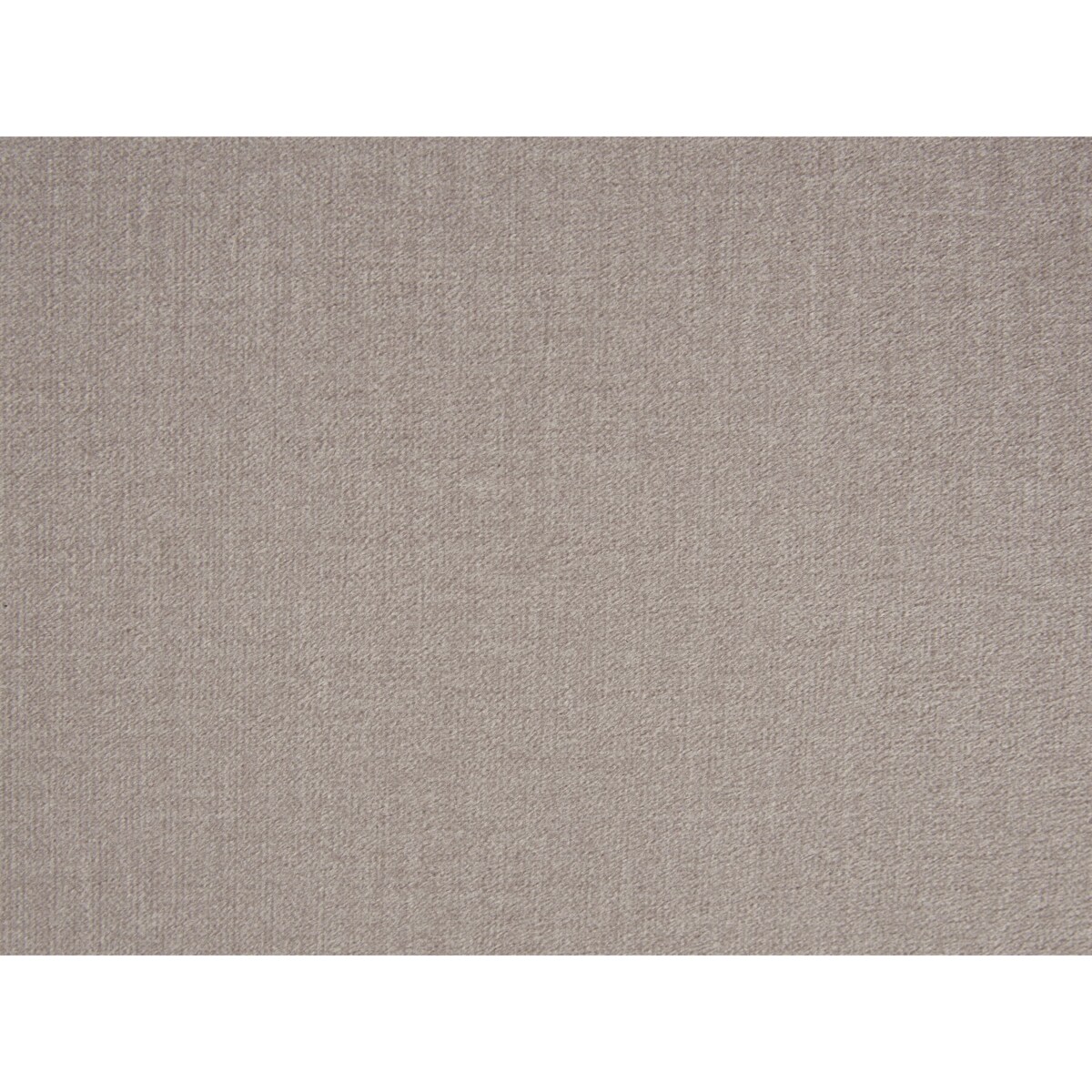 Narożnik welurowy 3-osobowy lewostronny beżowoszary VERNON