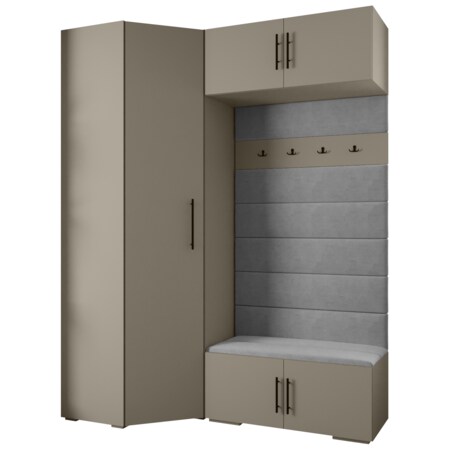 Garderoba do przedpokoju INOVA 3 Z21 kaszmir+czarny+manila16