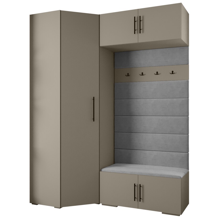 Garderoba do przedpokoju INOVA 3 Z21 kaszmir+czarny+manila16