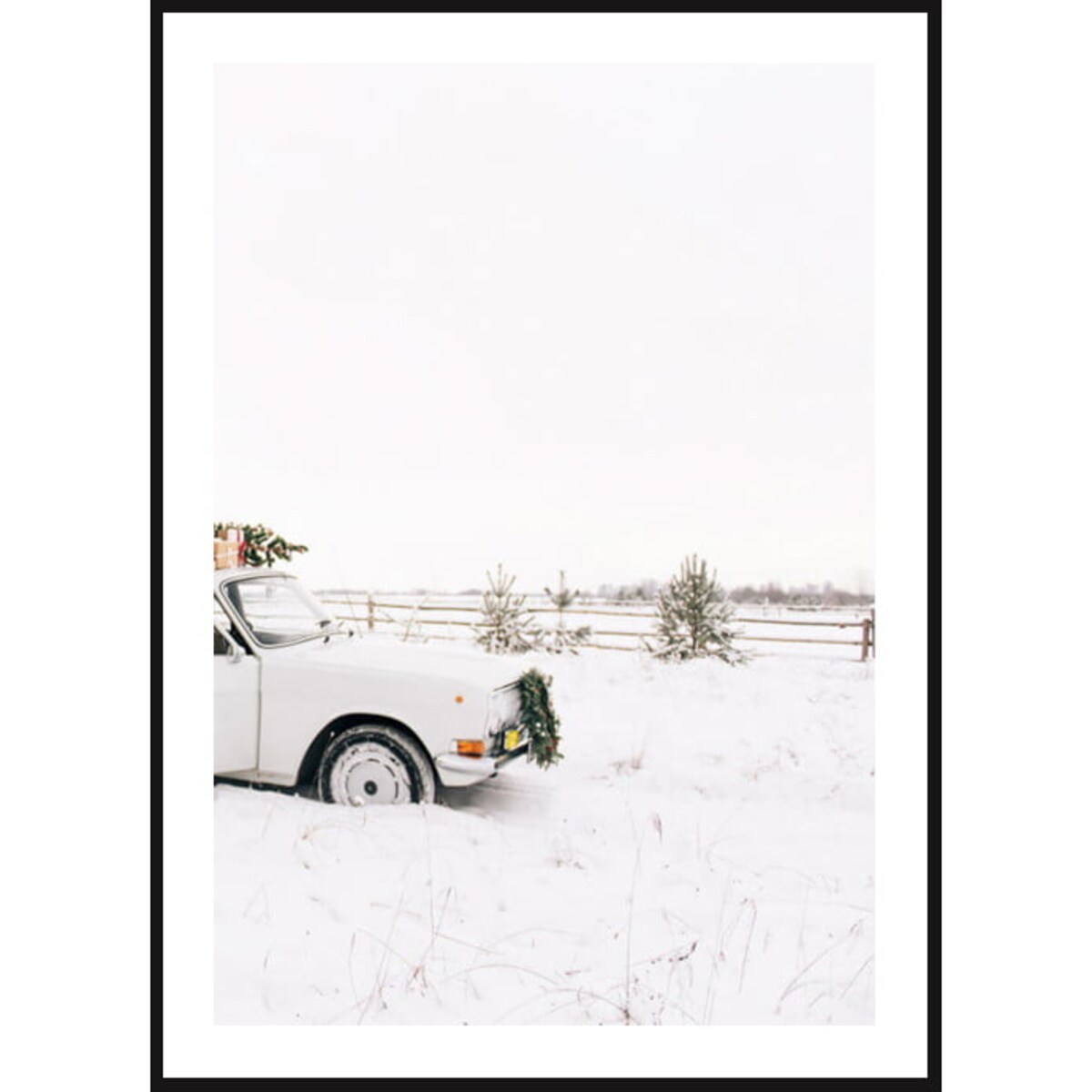 Poster Story, Plakat, Obraz - Jedziemy na Święta, wymiary 30 x 42 cm