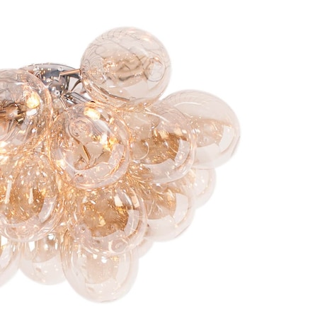 Sufitowa lampa Groos 4200990-5503 By Rydens szklane bąbelki bursztynowe