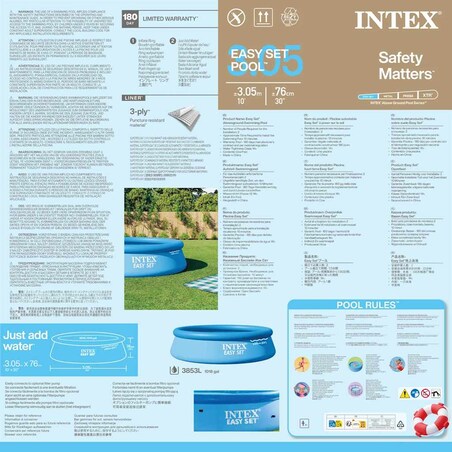 Intex Basen Easy Set, 305 x 76 cm, 28120NP