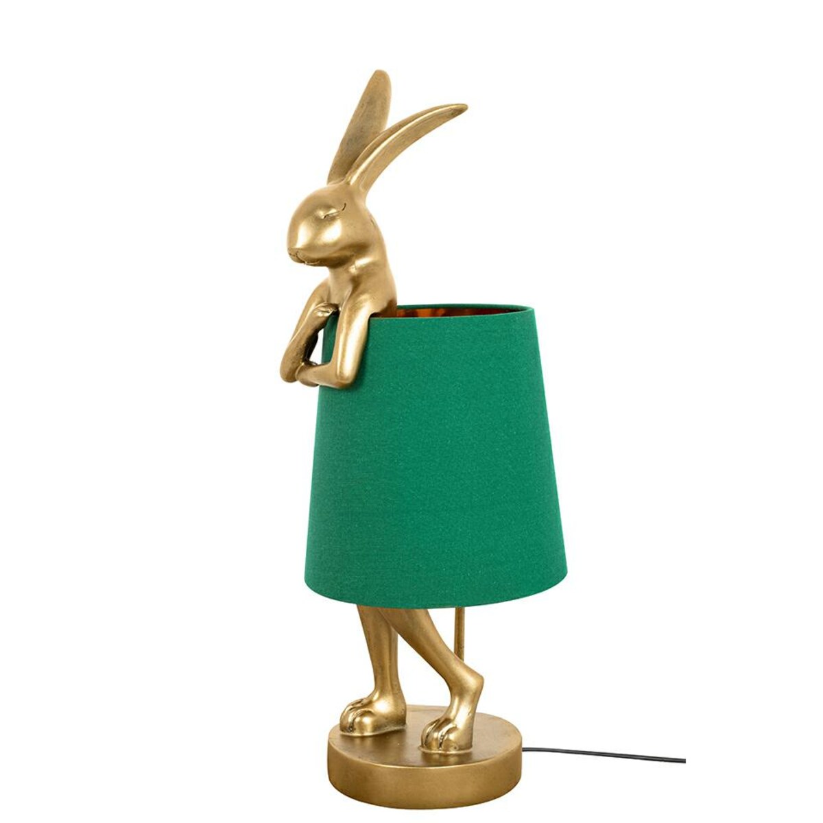 KARE lampa stołowa RABBIT 68 cm złota / zielona | home&you