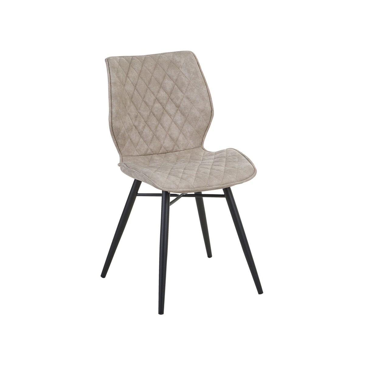 Zestaw 2 krzeseł do jadalni beżowy LISLE