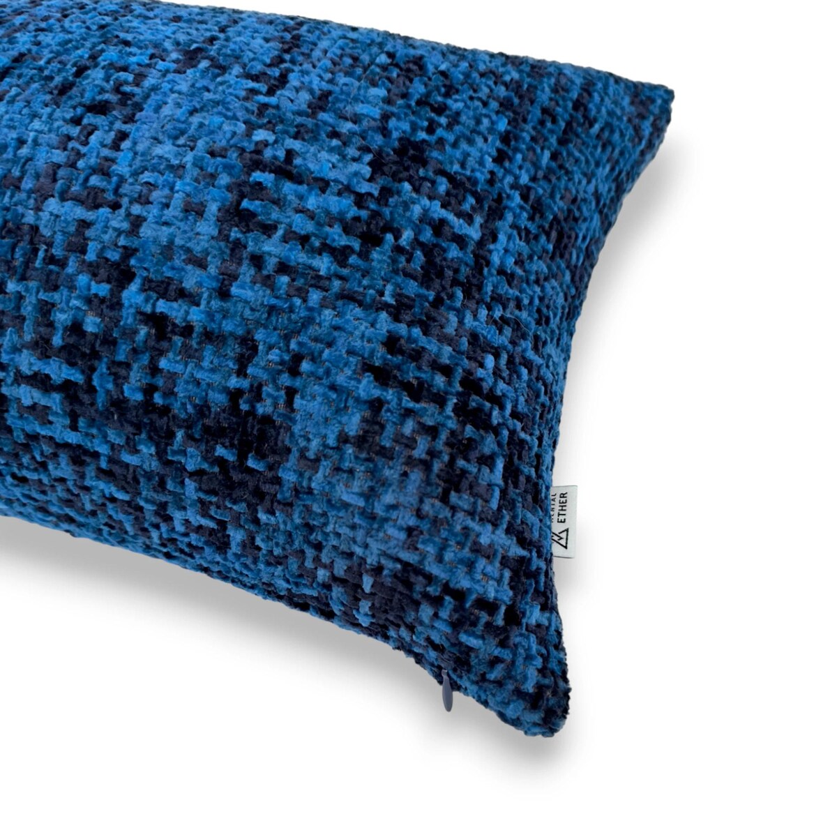 Granatowa Poduszka Dekoracyjna Stella 50x30 - melanż