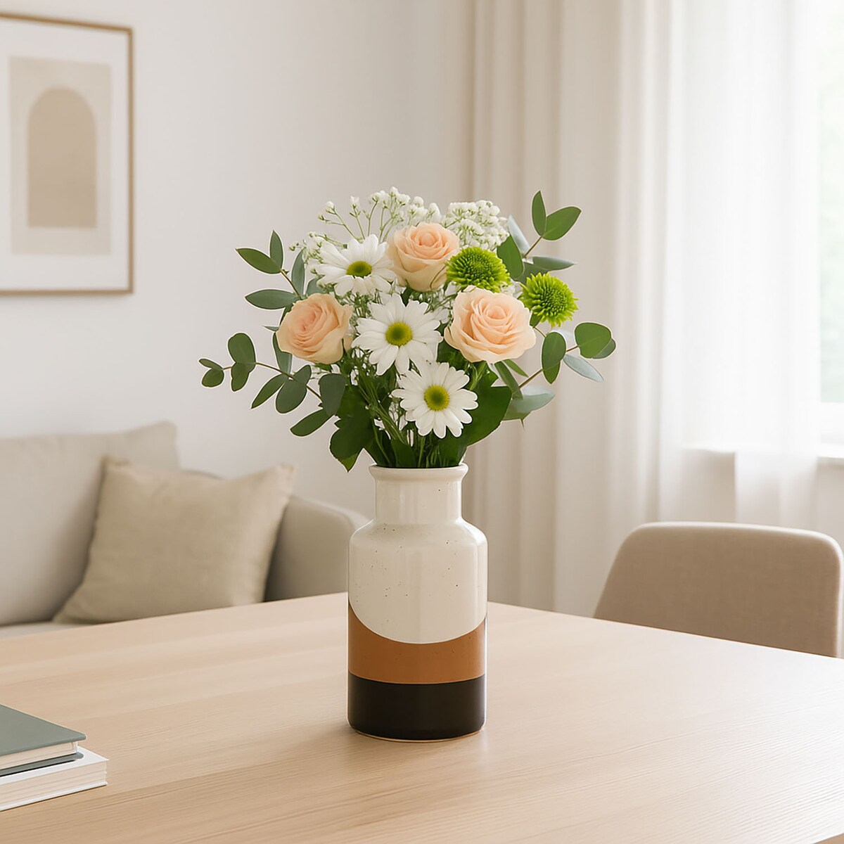 Ceramiczny wazon, Ø 10,5 x 20 cm