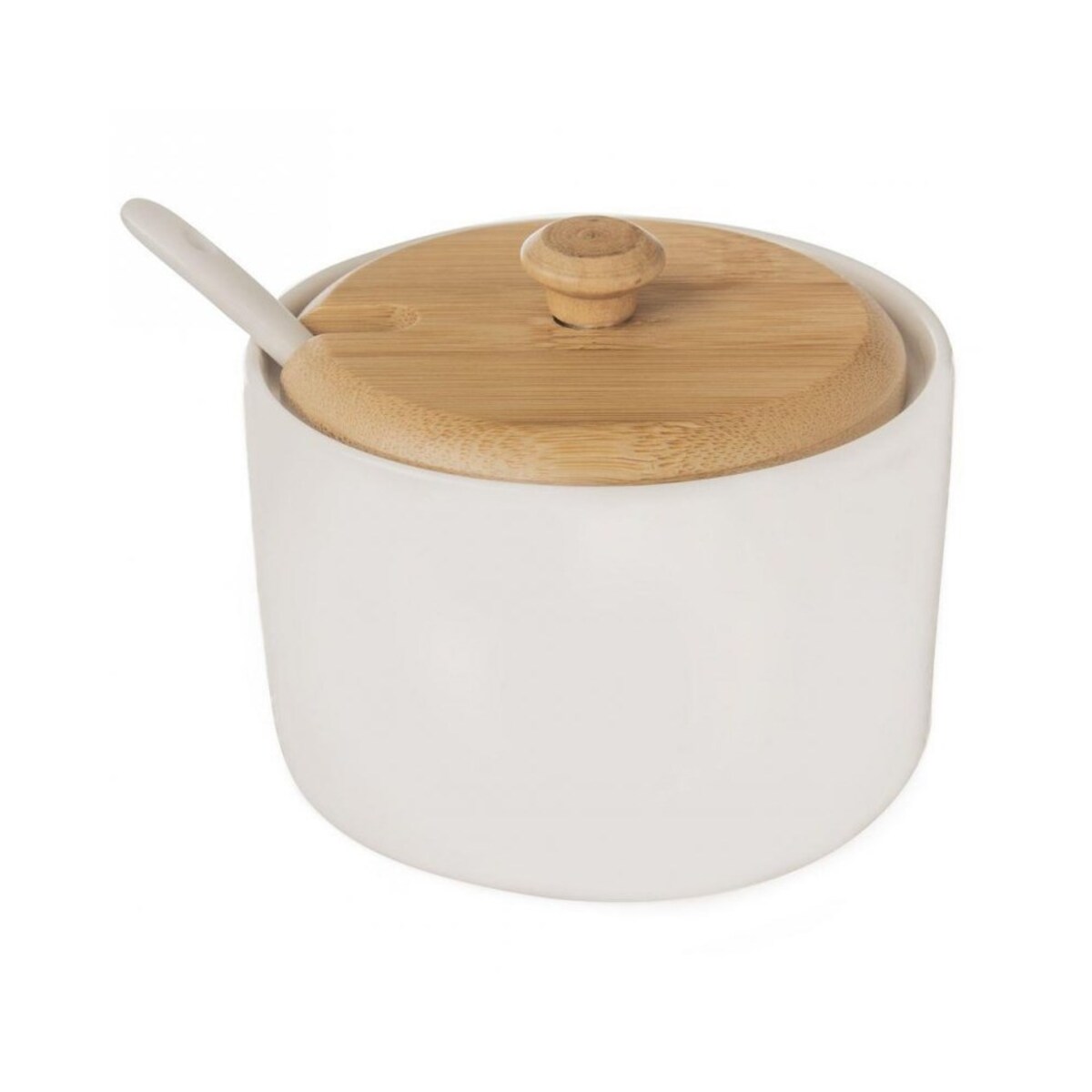 Orion porcelanowa cukiernica cukierniczka z łyżeczką 48713