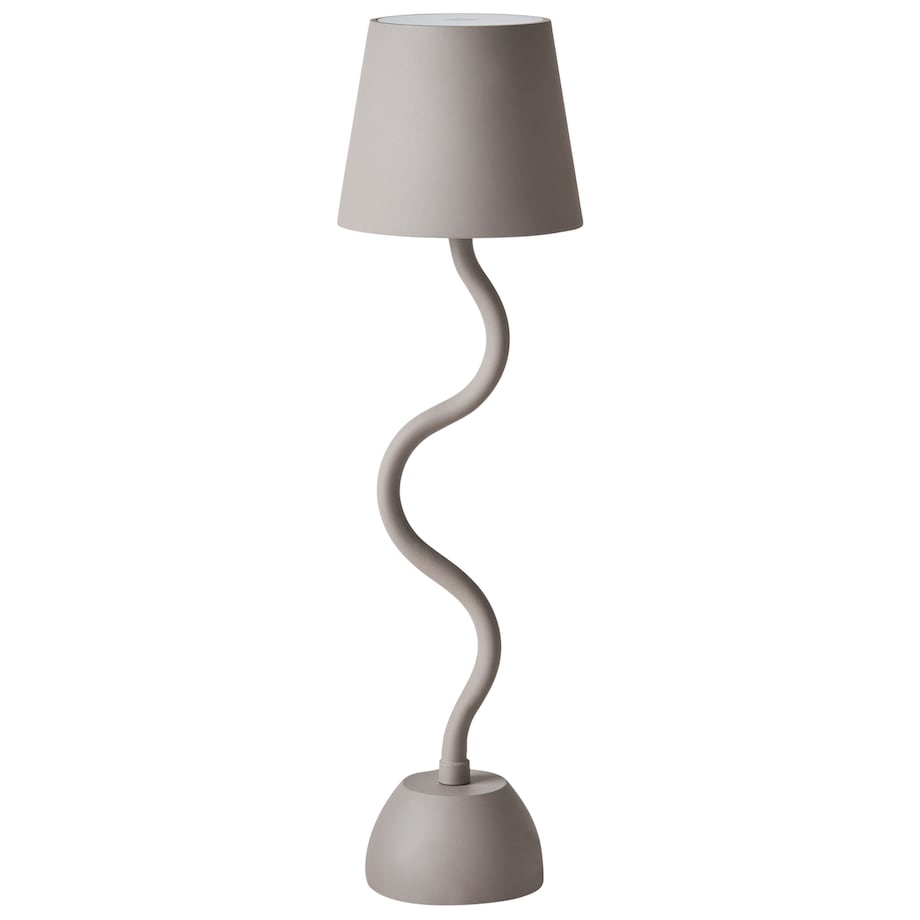Bezprzewodowa lampa stołowa LED VOUGA Ze ściemniaczem Metal Beżowy