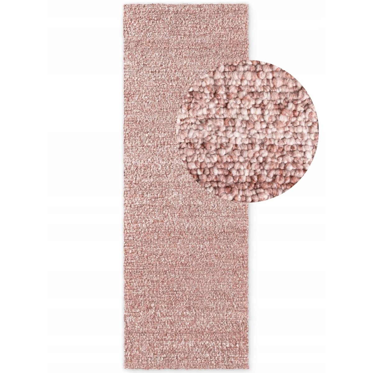 Chodnik pętelkowy do korytarza 80x200cm, TED BAKER Nothing HILL różowy