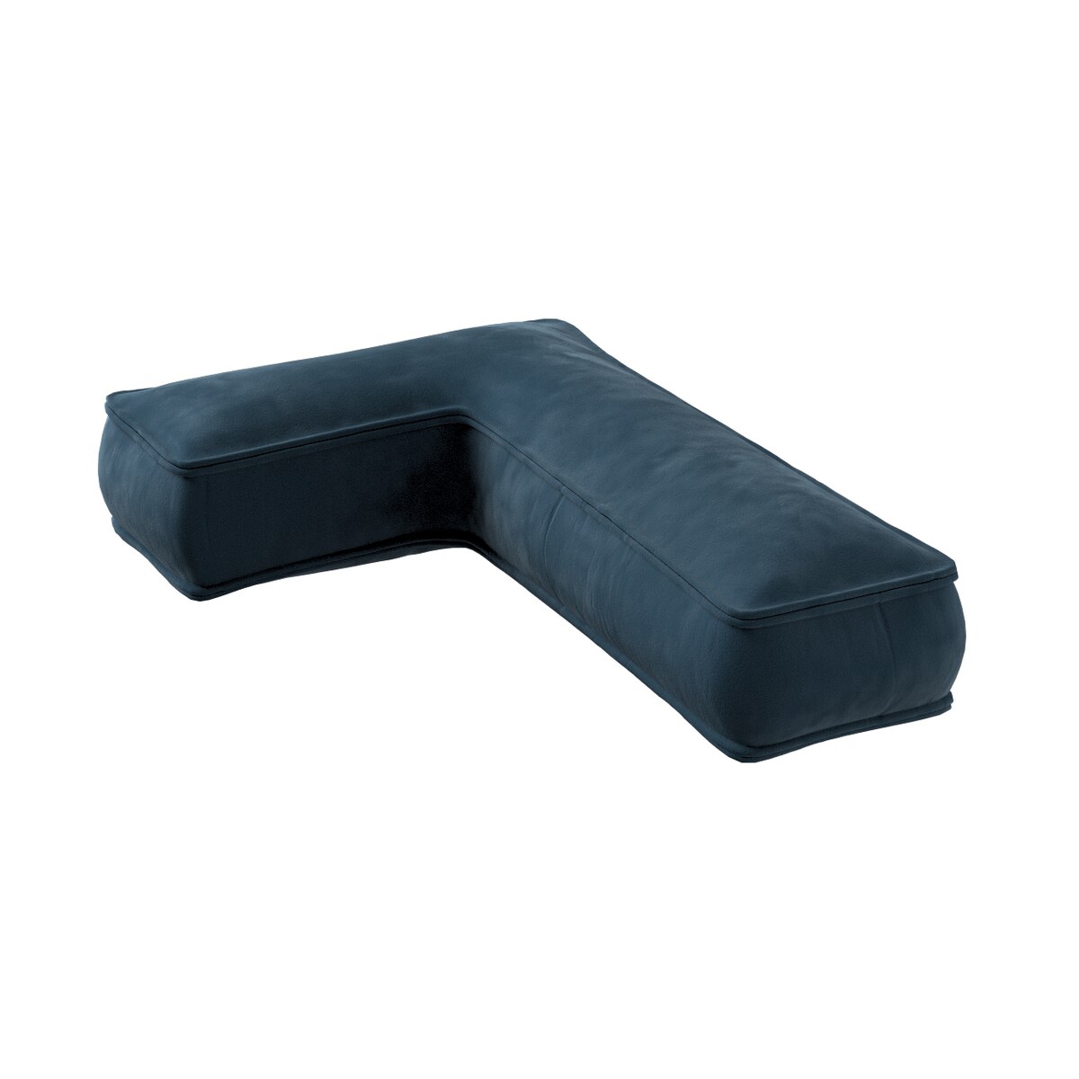 Poduszka literka L, pruski błękit, 35x40cm, Posh Velvet