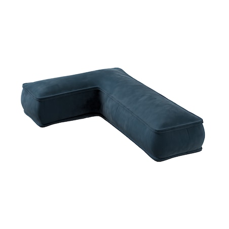 Poduszka literka L, pruski błękit, 35x40cm, Posh Velvet