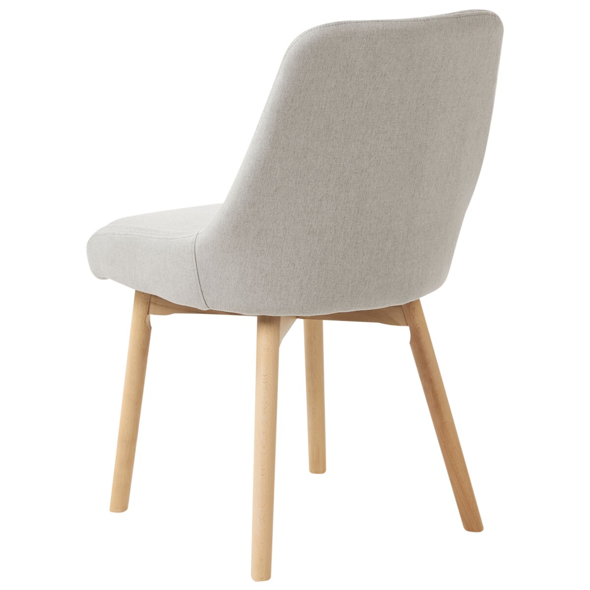 Zestaw 2 krzeseł do jadalni MELFORT Jasnoszary