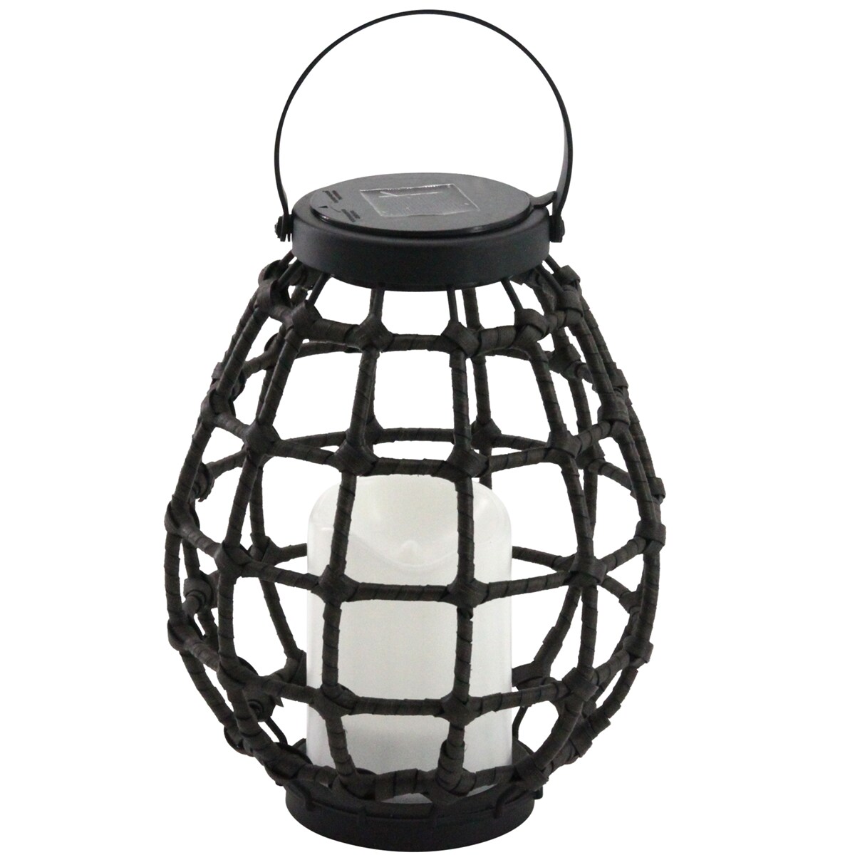 Solarny lampion ogrodowy Koge 313249 LED czujnik zmierzchu czarna