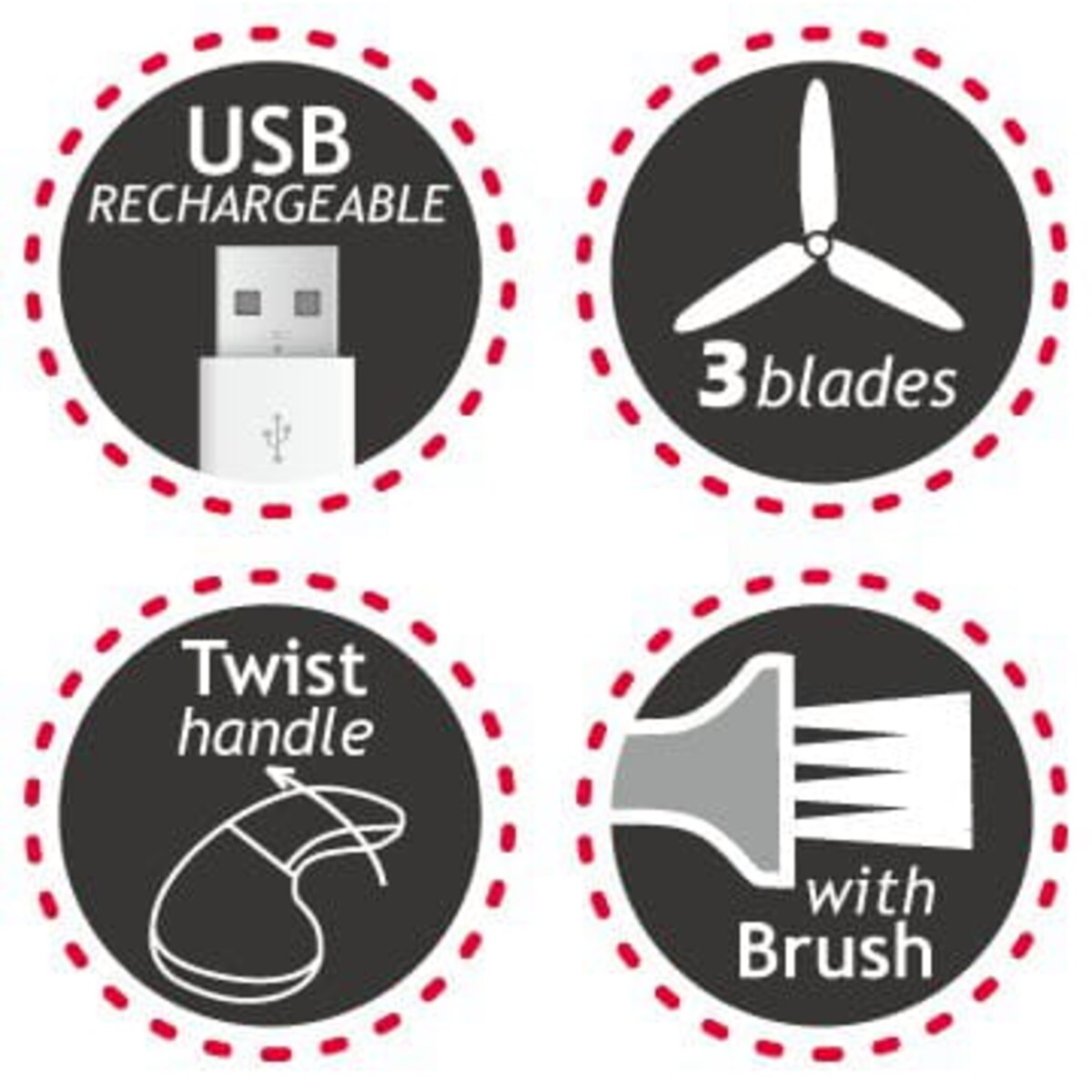 Golarka elektryczna do ubrań odzieży swetrów akumulatorowa KLAUSBERG