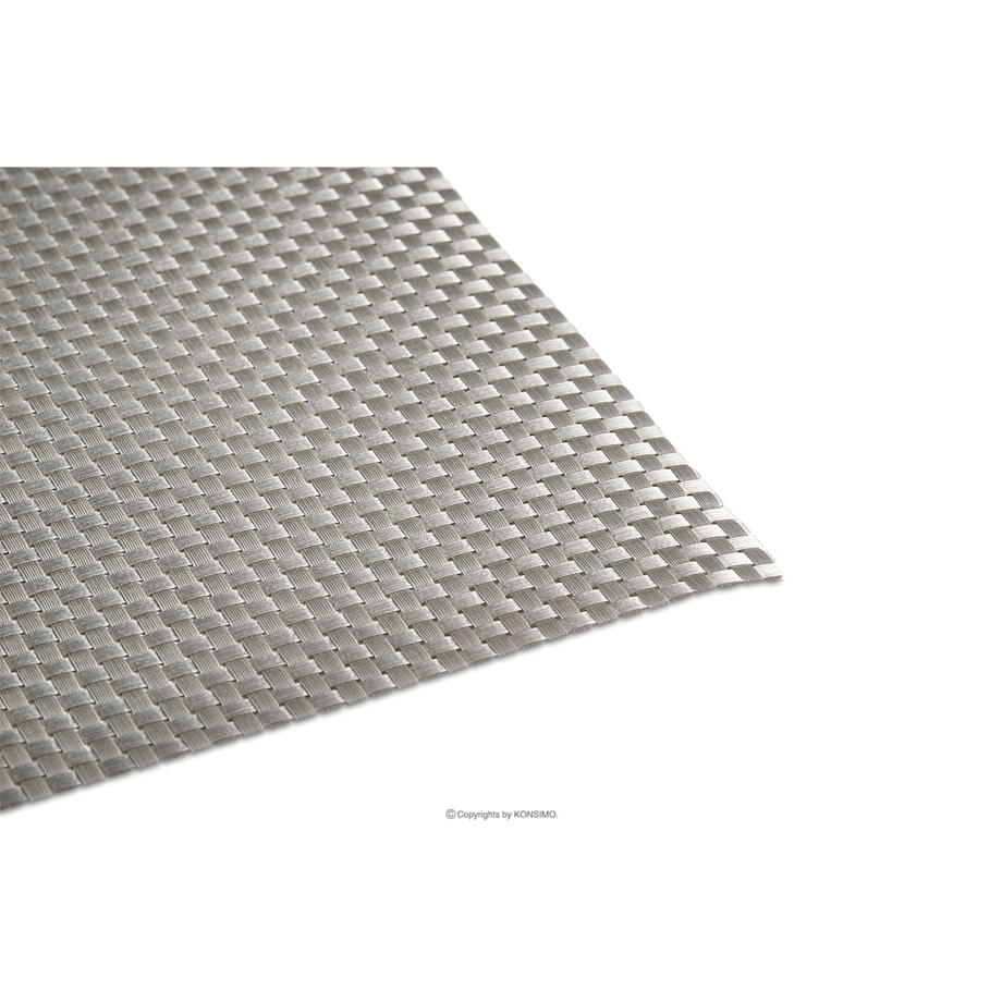 Konsimo ESELLA Zestaw podkładek 4szt., srebrny