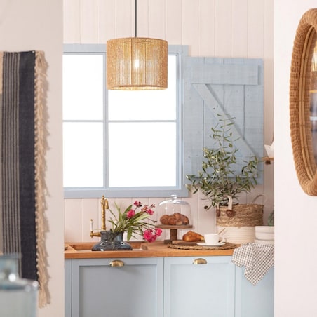 Lampa Wisząca Boho 40cm APP1325-1CP