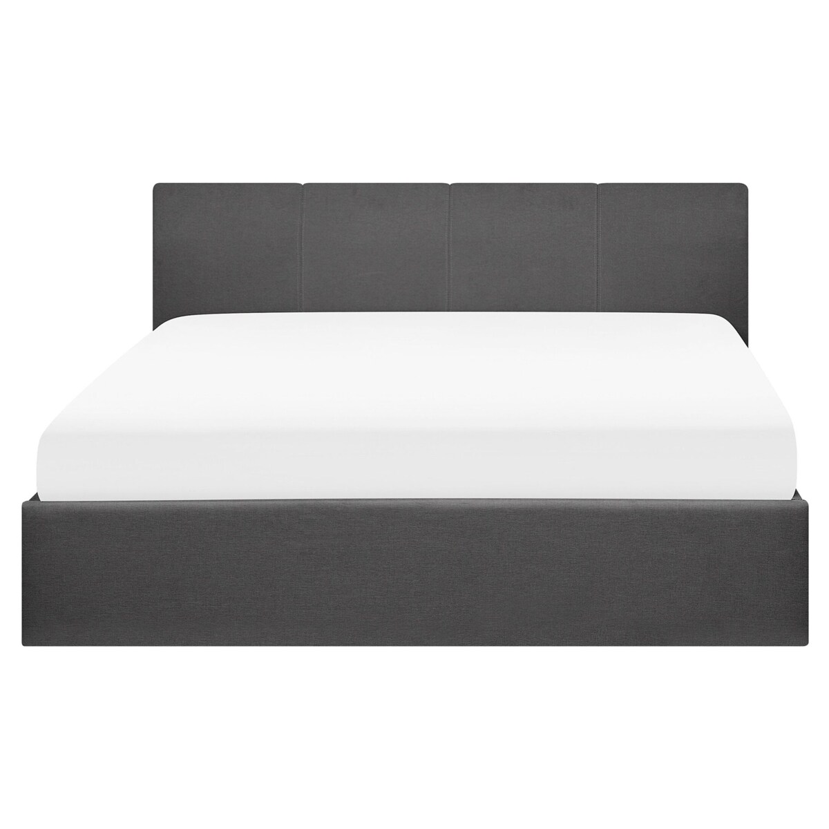 Łóżko z pojemnikiem ORBEY 160 x 200 cm Szary