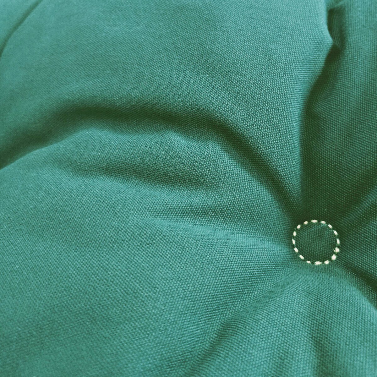 Zestaw 4 poduszek na krzesło/stołek, UV i wodoodporne, 45x45 cm, Zielony