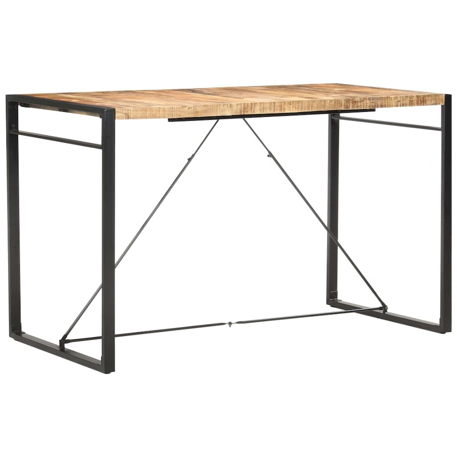 vidaXL Stolik barowy, 180x90x110 cm, lite drewno mango