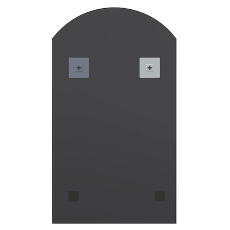 vidaXL Lustro, 70x40 cm, szklane