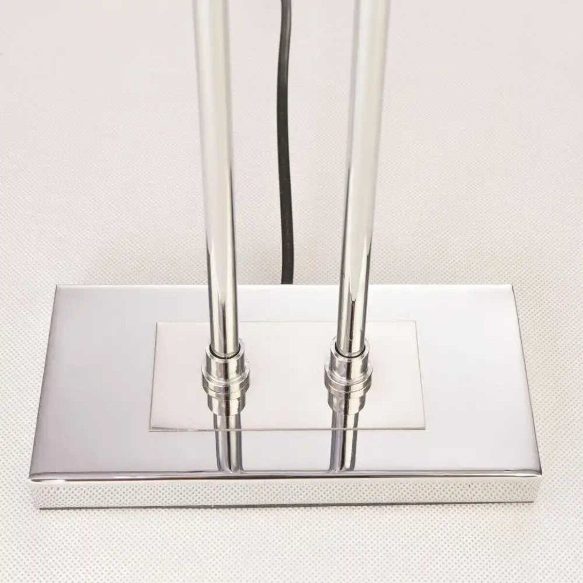 Stojąca LAMPA klasyczna ATHENS  T01444WH CR Cosmolight abażurowa LAMPKA stołowa biurkowa do gabinetu biała