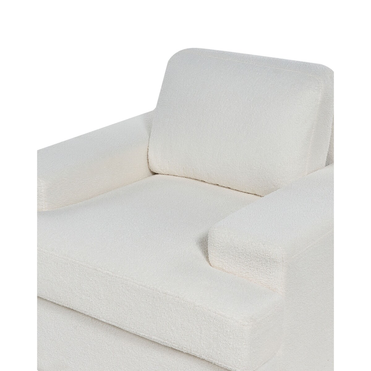 Zestaw 2 foteli boucle biały ALLA