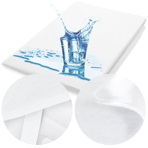 Ochraniacz na materac wodoodporny, rozmiar 90x200 Jason kolor biały