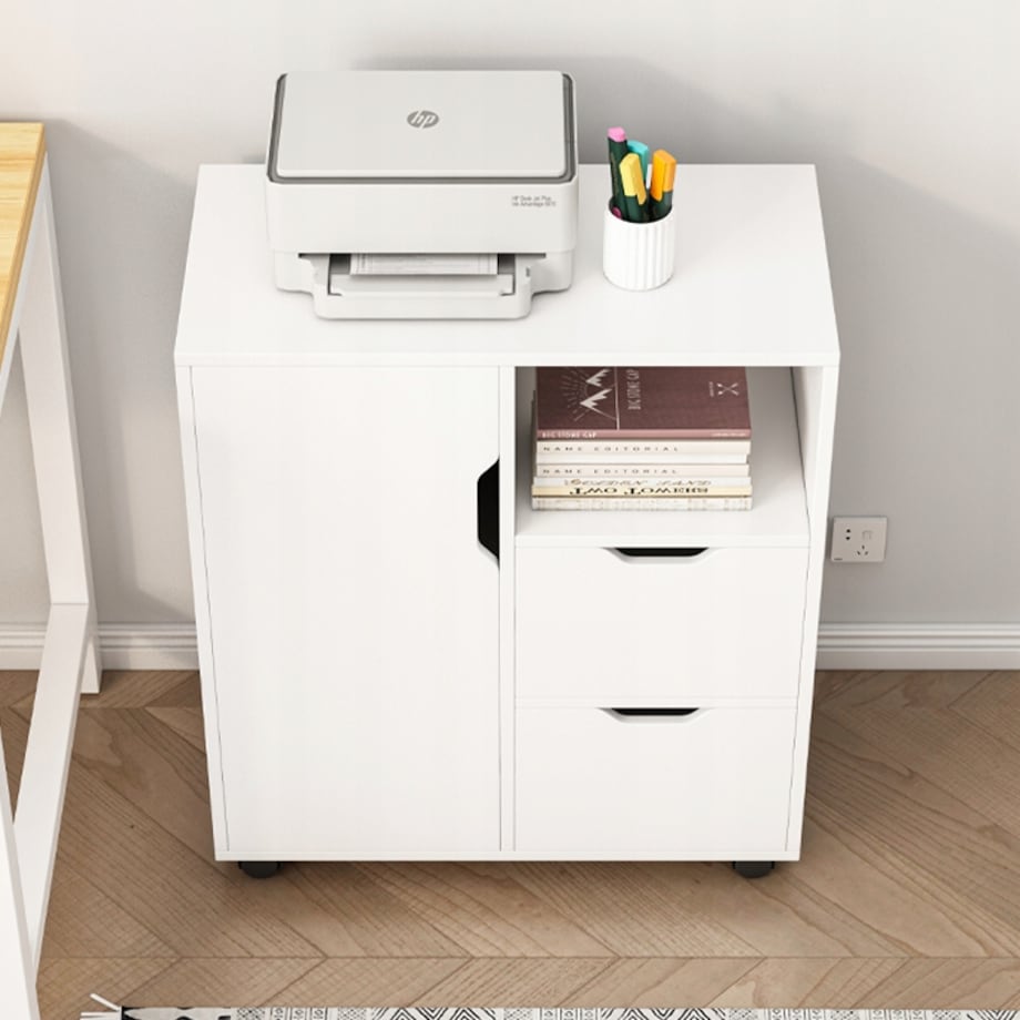 Stolik szafka stojąca stojak na drukarkę regał nowoczesna 3 półki 60 cm