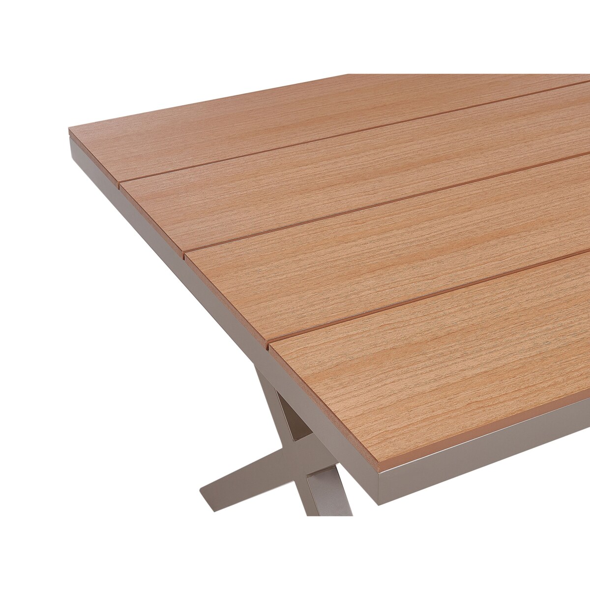 Stół ogrodowy Metal Beżowoszary TIANO