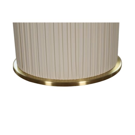 Nowoczesny złoty stół plisowany Glamour Nowojorski Blanka z kamiennym blatem o wzorze marmuru 180x90x75 / do jadalni