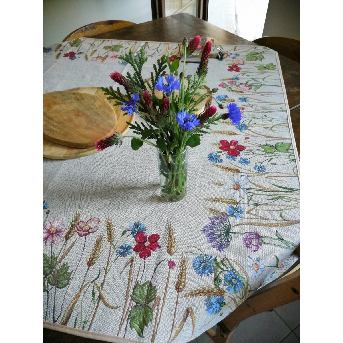 Obrus Na Stół 100X100 Cm Ozdobny Dekoracyjny Grano Rk