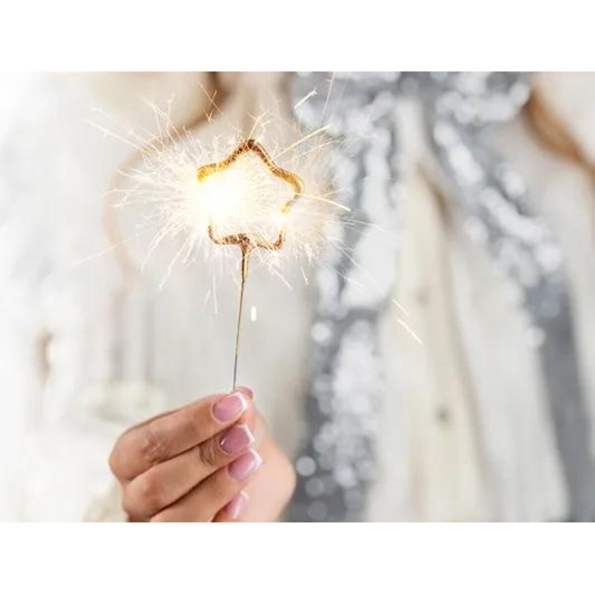 Zimne ognie Gwiazdki, złoty, 16.5cm