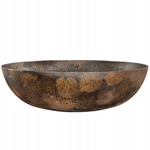 MISA POIDEŁKO NA FONTANNĘ DEKORACYJNA IMITACJA METALU 30cm MISKA OGRODOWA