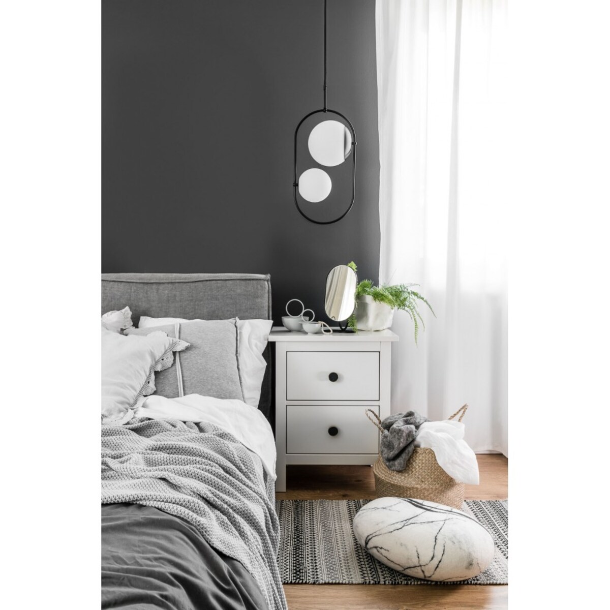 KOBAN C czarna sufitowa lampa wisząca